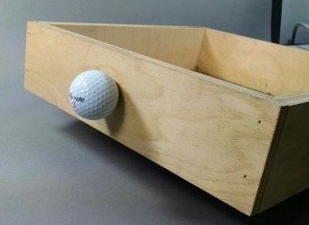Ручка ящика из мячика для гольфа