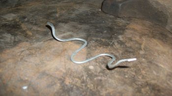 Как сделать алюминиевую змею